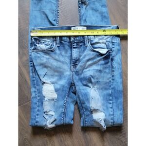 Vintage Mudd Low Rise Distressed Skinny Jeans FLX Stretch Juniors Size 7‎ Y2K
